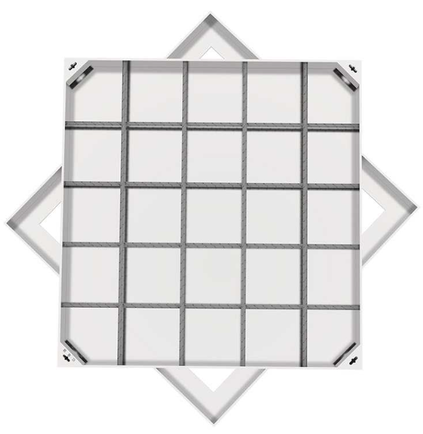 泾川不锈钢方井展示